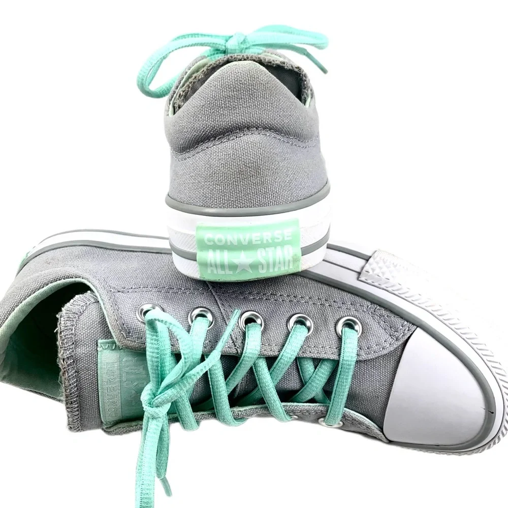 Converse Toddler All Star Gray Canvas Low Top Sneakers Size 6